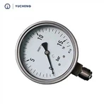 Mesuradors de pressió d'acer inoxidable, doble escala, barra i Psi